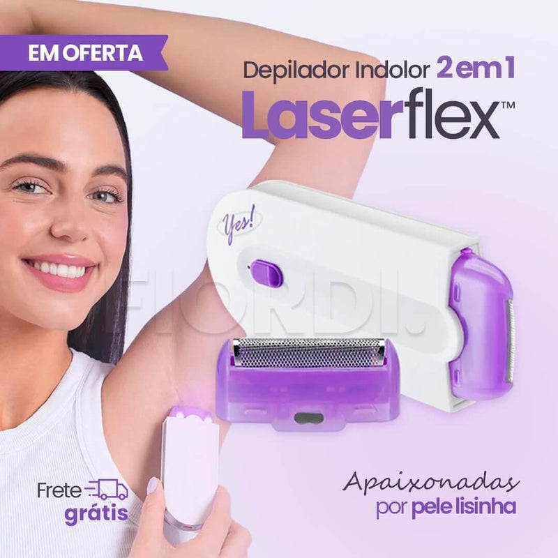 Depilador Indolor 2 em 1 - LaserFlex™ + [Brinde Exclusivo] - Oneshopp 