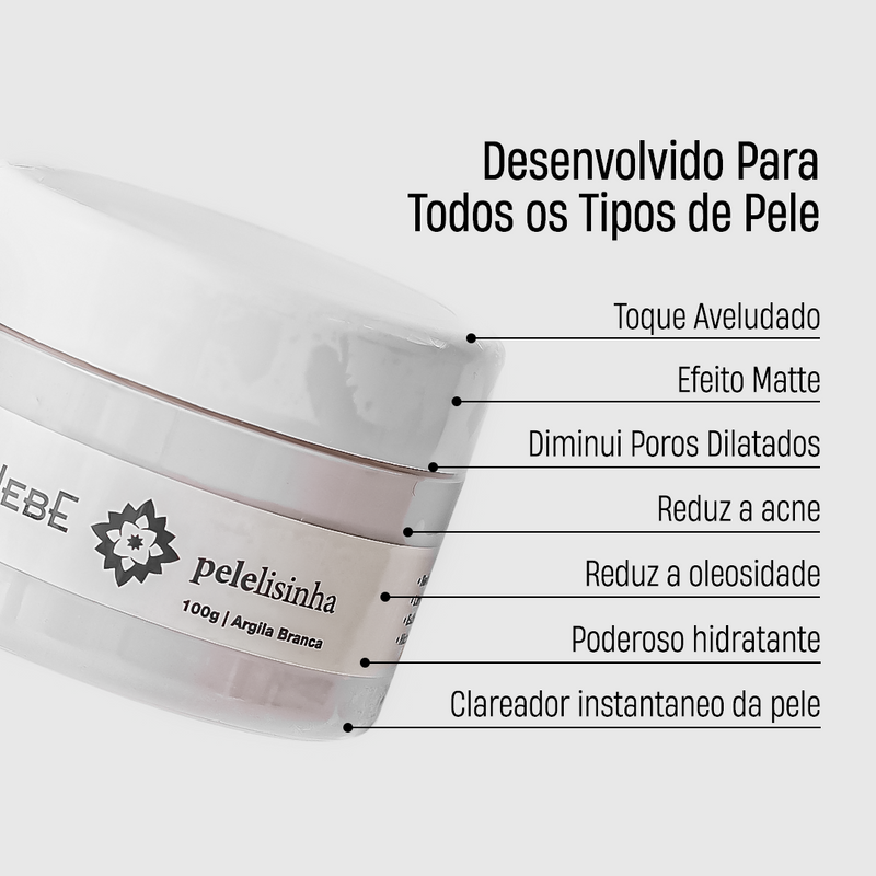 Kit Pele Lisinha - 3 Produtos Contra Acne Adulta