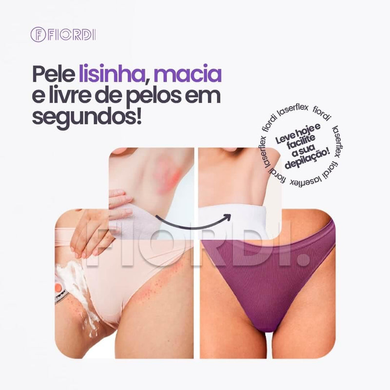 Depilador Indolor 2 em 1 - LaserFlex™ + [Brinde Exclusivo] - Oneshopp 