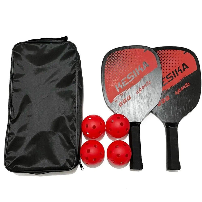 Kit PickleBall Kesika 2 Raquetes 4 Bolinhas 1 sacola - Oneshopp 