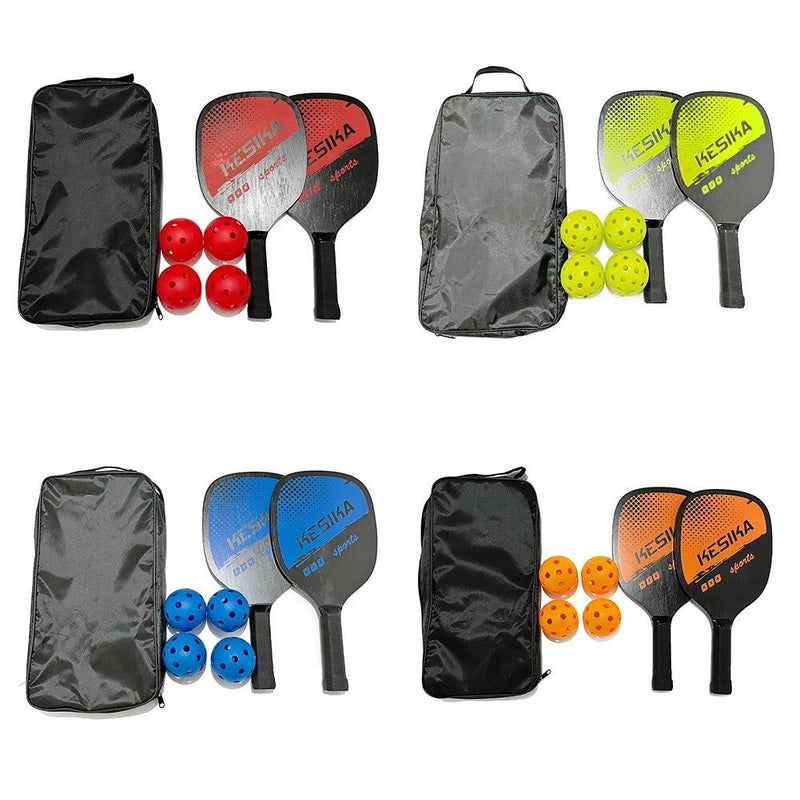 Kit PickleBall Kesika 2 Raquetes 4 Bolinhas 1 sacola - Oneshopp 