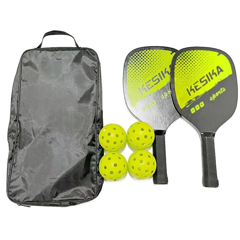 Kit PickleBall Kesika 2 Raquetes 4 Bolinhas 1 sacola - Oneshopp 