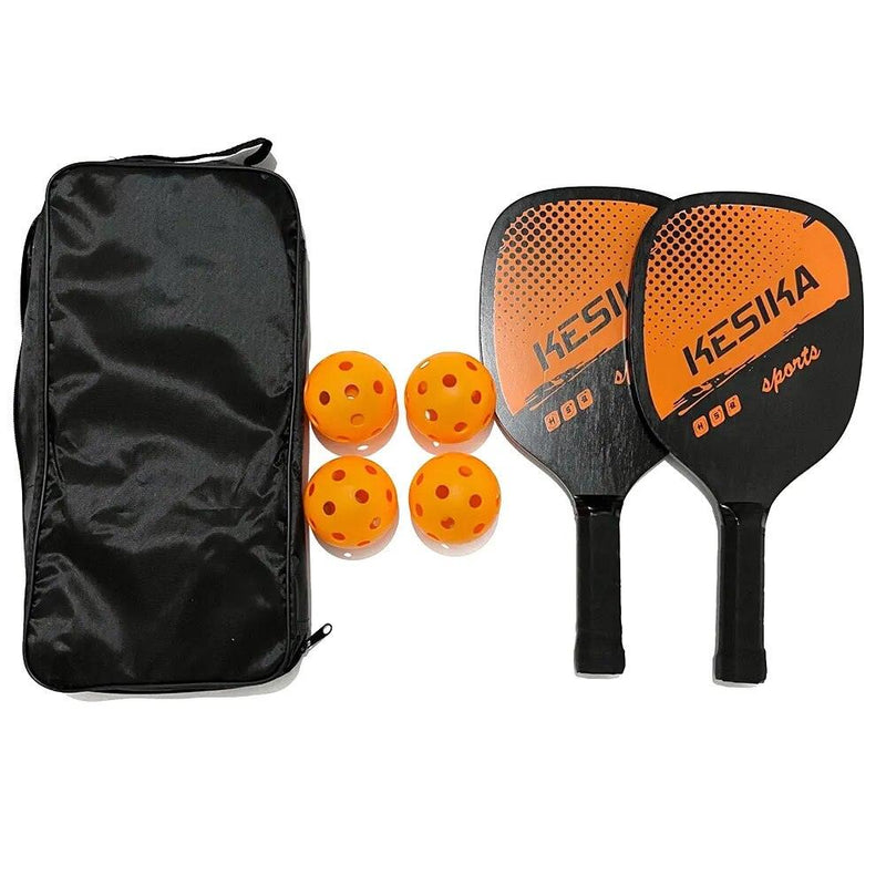 Kit PickleBall Kesika 2 Raquetes 4 Bolinhas 1 sacola - Oneshopp 