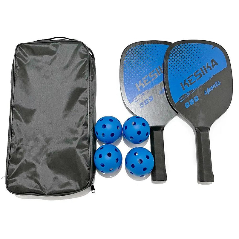 Kit PickleBall Kesika 2 Raquetes 4 Bolinhas 1 sacola - Oneshopp 