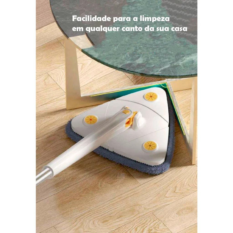 Esfregao Rodo Limpeza Triangulo Mop Giratorio 360° - Oneshopp 